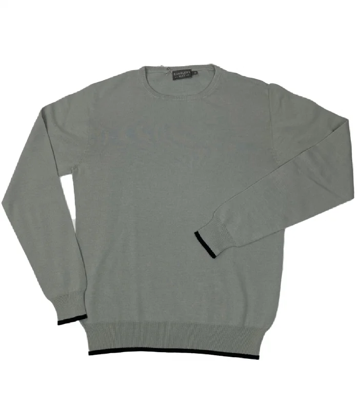 USA Crew Neck Wool Sweater