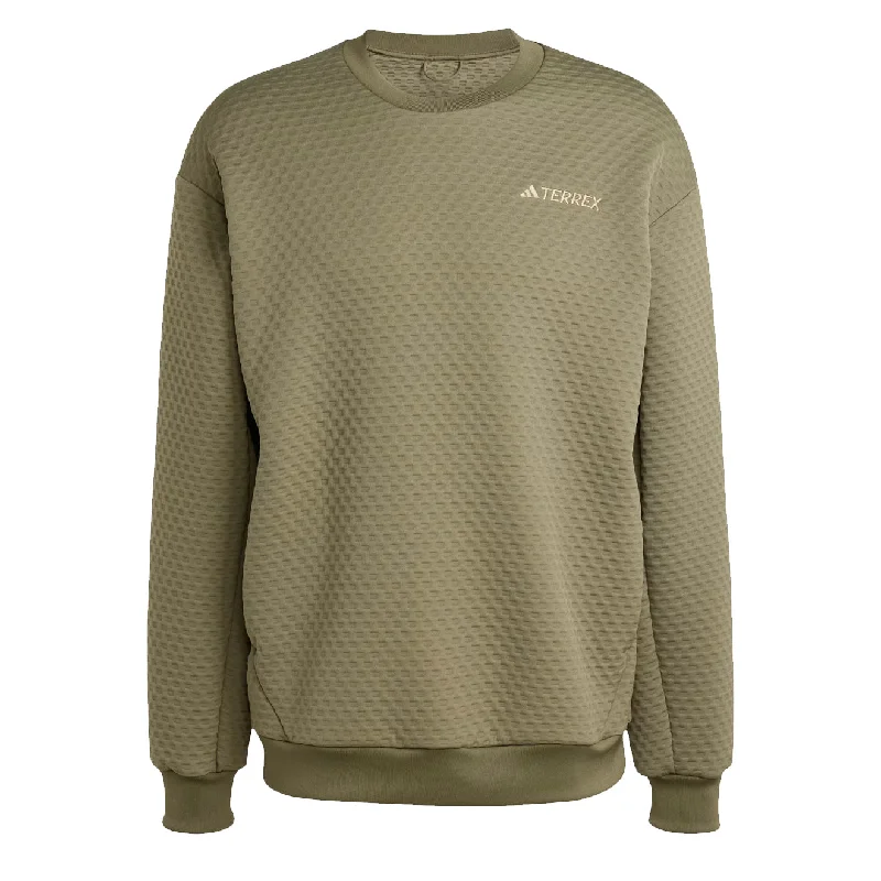 Adidas Terrex Xploric Crewneck Sweatshirt Olive Strata