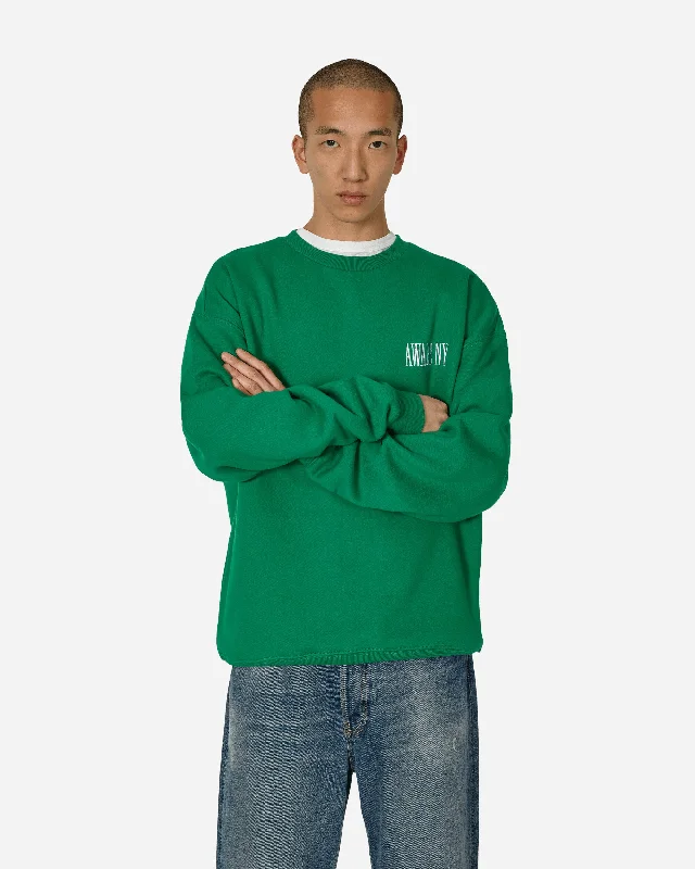 Logo Crewneck Sweatshirt Green