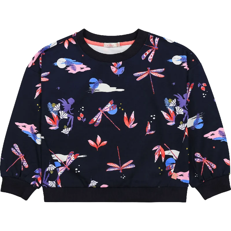 Billieblush Sweatshirt Fall 2 Navy