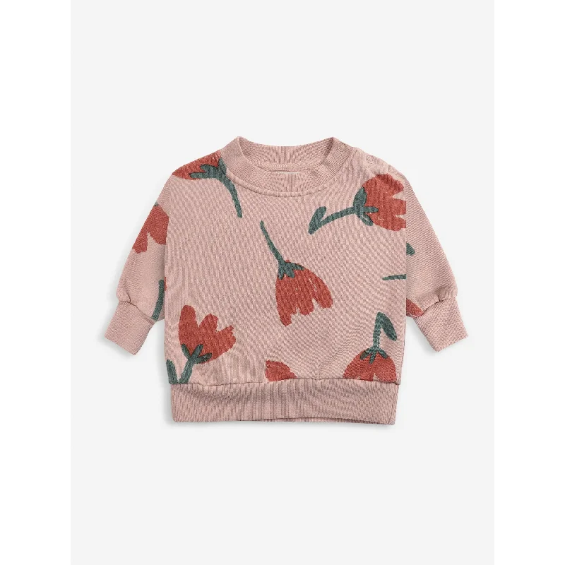 Bobo Choses Big Flowers All Over Sweatshirt