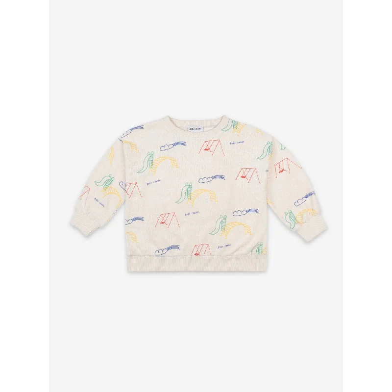 Bobo Choses Playground All Over Terry Fleece Sweatshirt