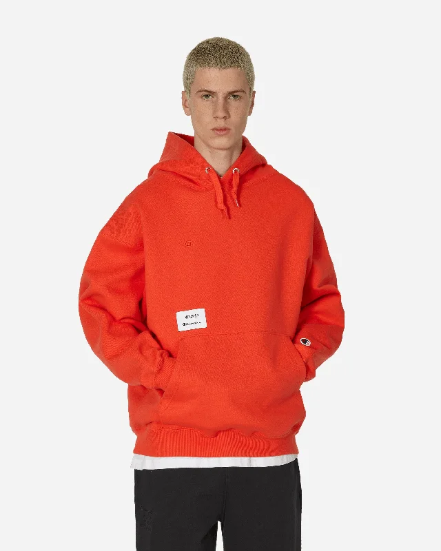 WTAPS Academy Hooded Sweatshirt Orange