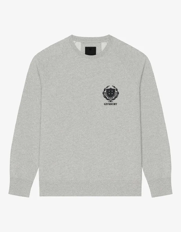 Givenchy Grey Crest Slim Sweatshirt