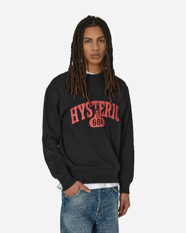 Evil College Crewneck Sweatshirt Black