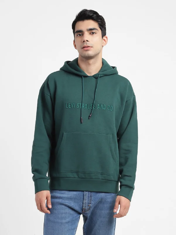 Men's Solid Hooded Sweatshirt