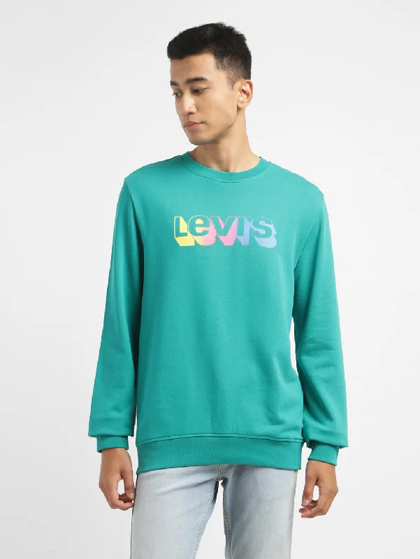 Men's Brand Logo Crew Neck Sweatshirt