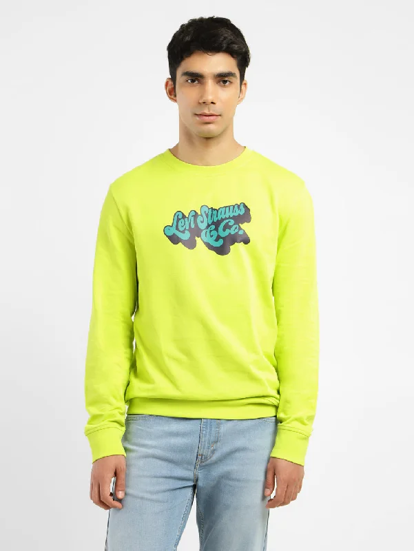 Men's Brand Logo Crew Neck Sweatshirt