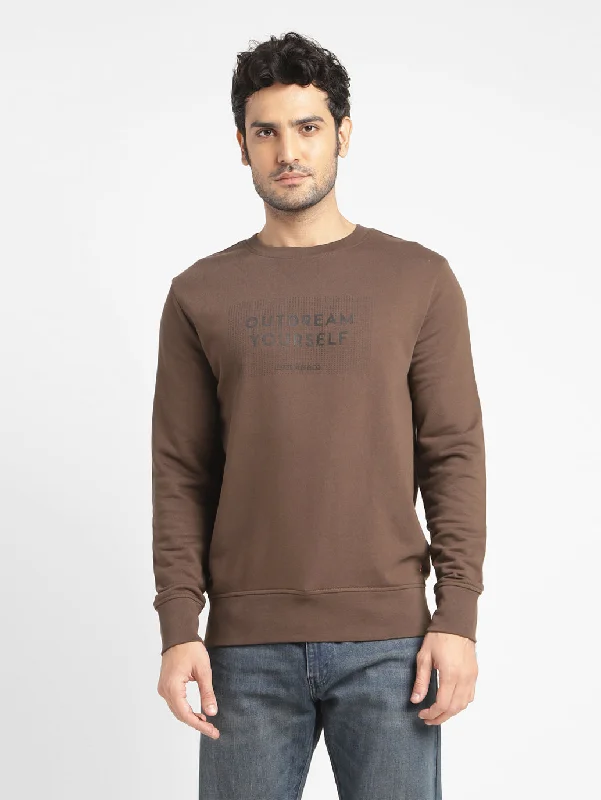 Men's Printed Crew Neck Sweatshirt