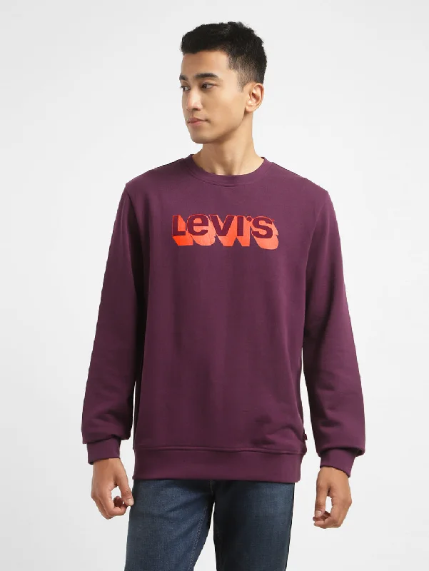 Men's Brand Logo Crew Neck Sweatshirt