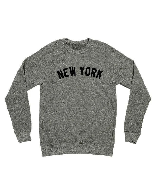 New York Basics Crewneck Sweatshirt - Heather Grey