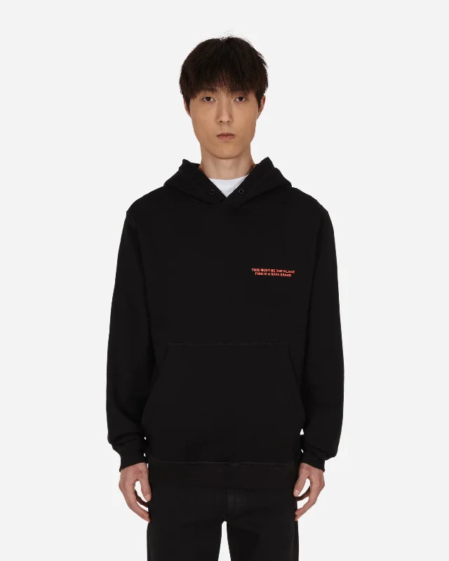 ILL-STUDIO & GENERAL INDEX Hooded Sweatshirt Black