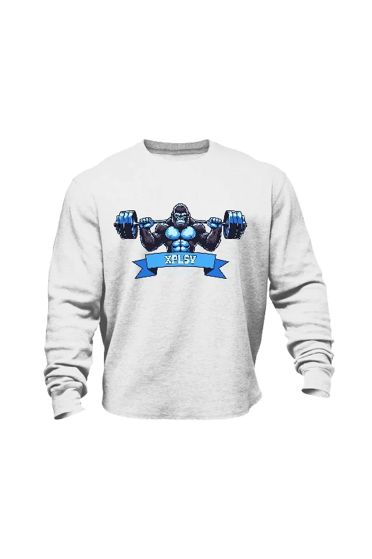 XAPE Lifting Club V4 Sweatshirt - White